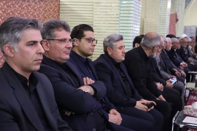 حضور سرپرست دانشگاه مراغه در مراسم نخستین سالگرد شهدای خدمت و شهید دکتر مالک رحمتی